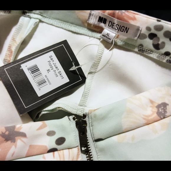 MB Design Floral Skirt (Skirt Only) - Picture 3 of 3